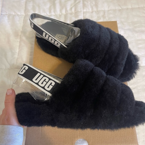Ugg Fluff Yeah Slides - Picture 2 of 7